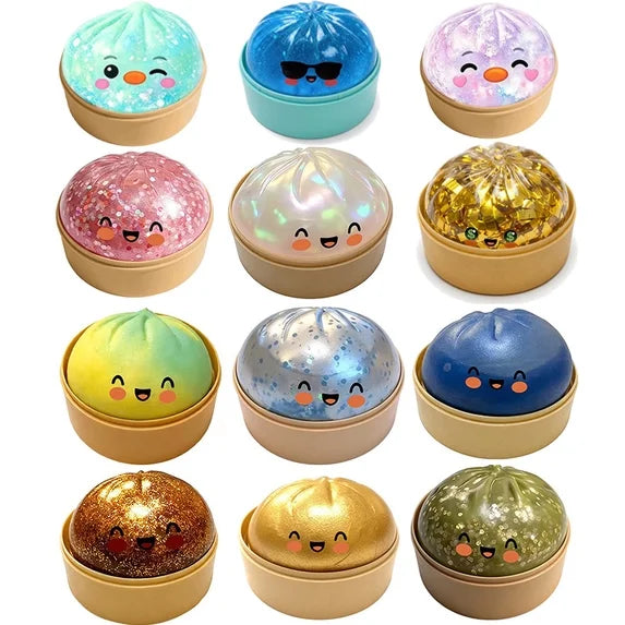 Glitter Squishy Bun Queen's Designs