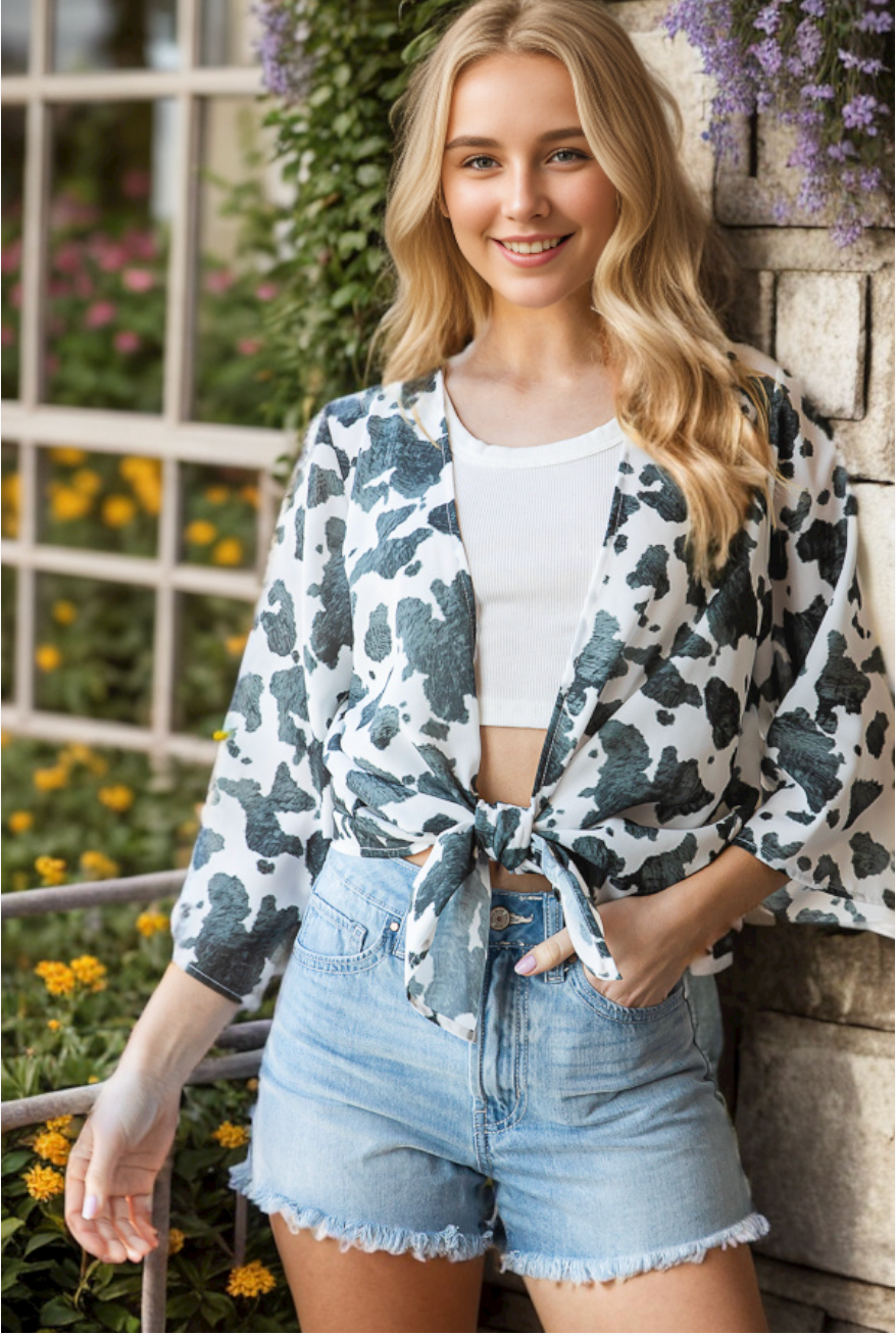 Animal Print Cardi