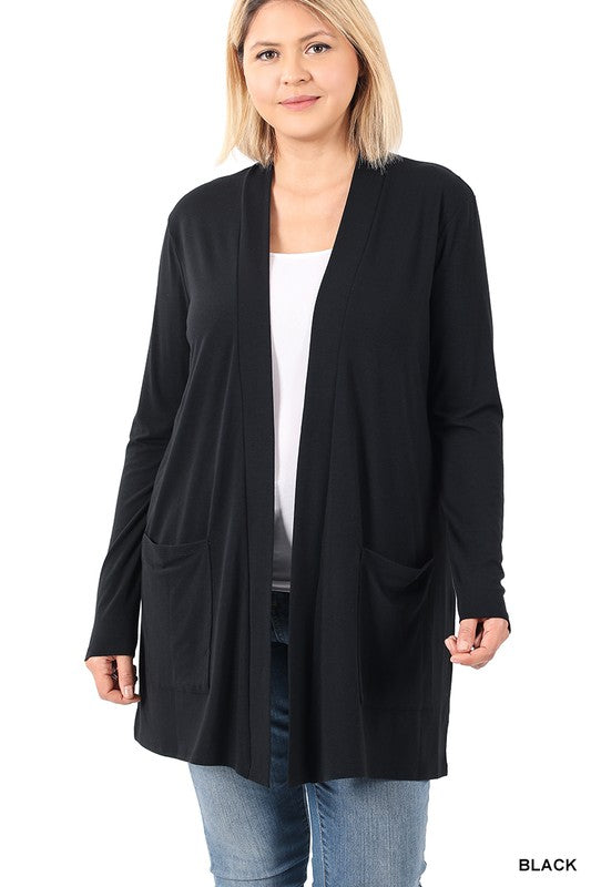 Plus Lightweight Cardigan