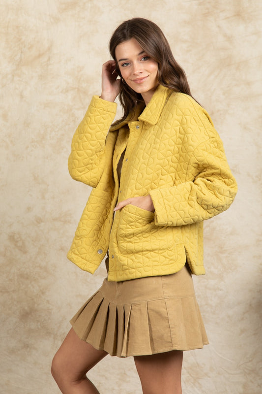 Quilted Jacket - Honey