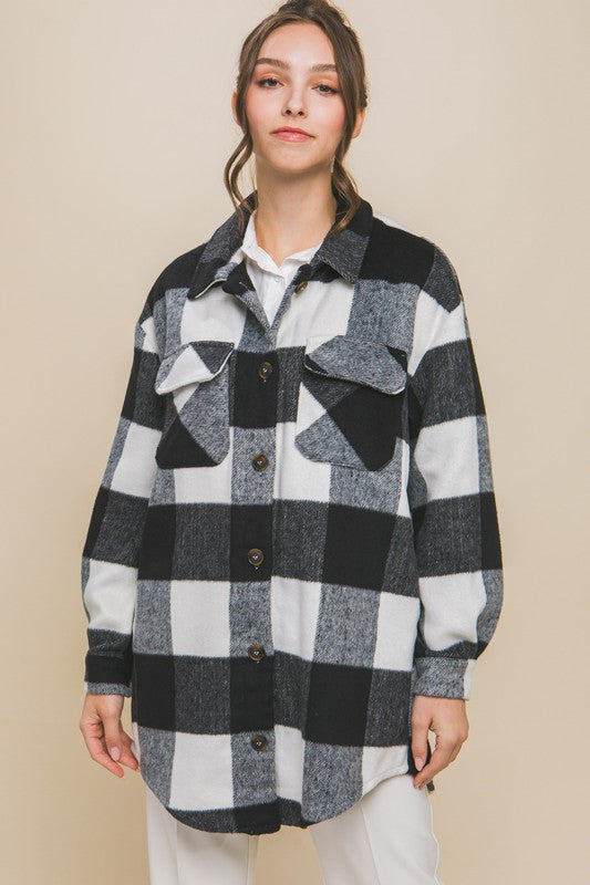 Plaid Pocket Shacket