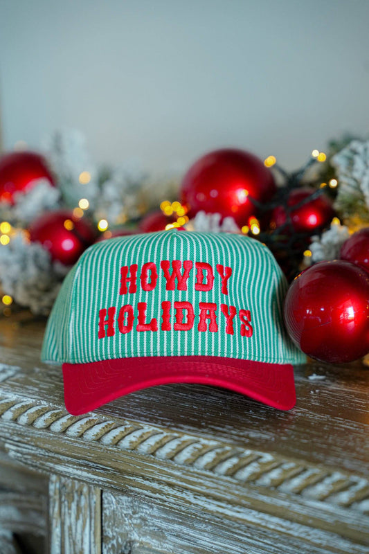 HOWDY HOLIDAYS CANVAS CAP