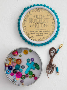 DIY Bracelet Kit - Turquoise Cross