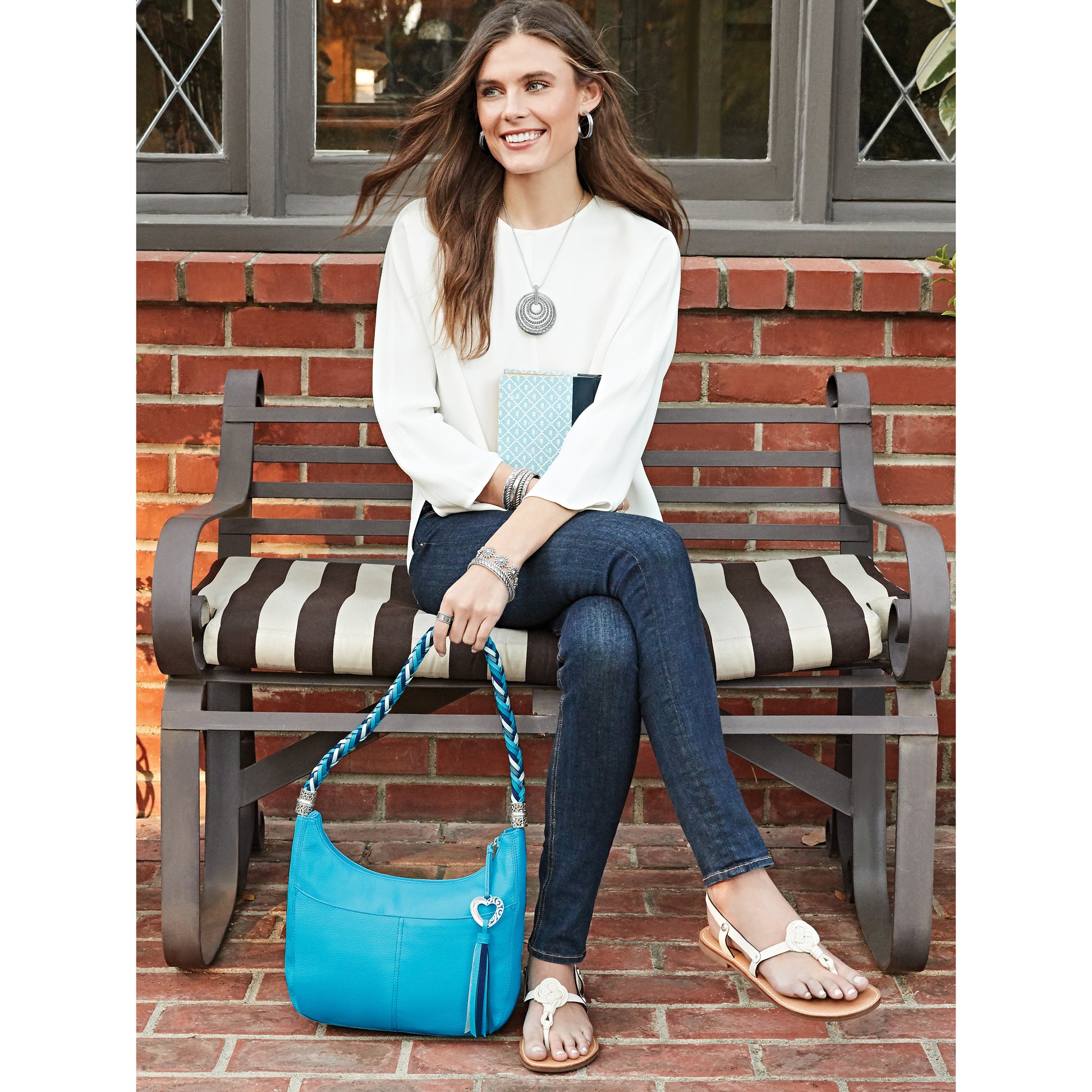 Barbados Ziptop Hobo – Hip Chick Boutique, Too! - Main Image