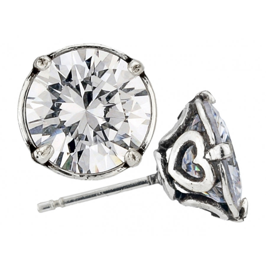 Brilliance 9MM Post Earrings