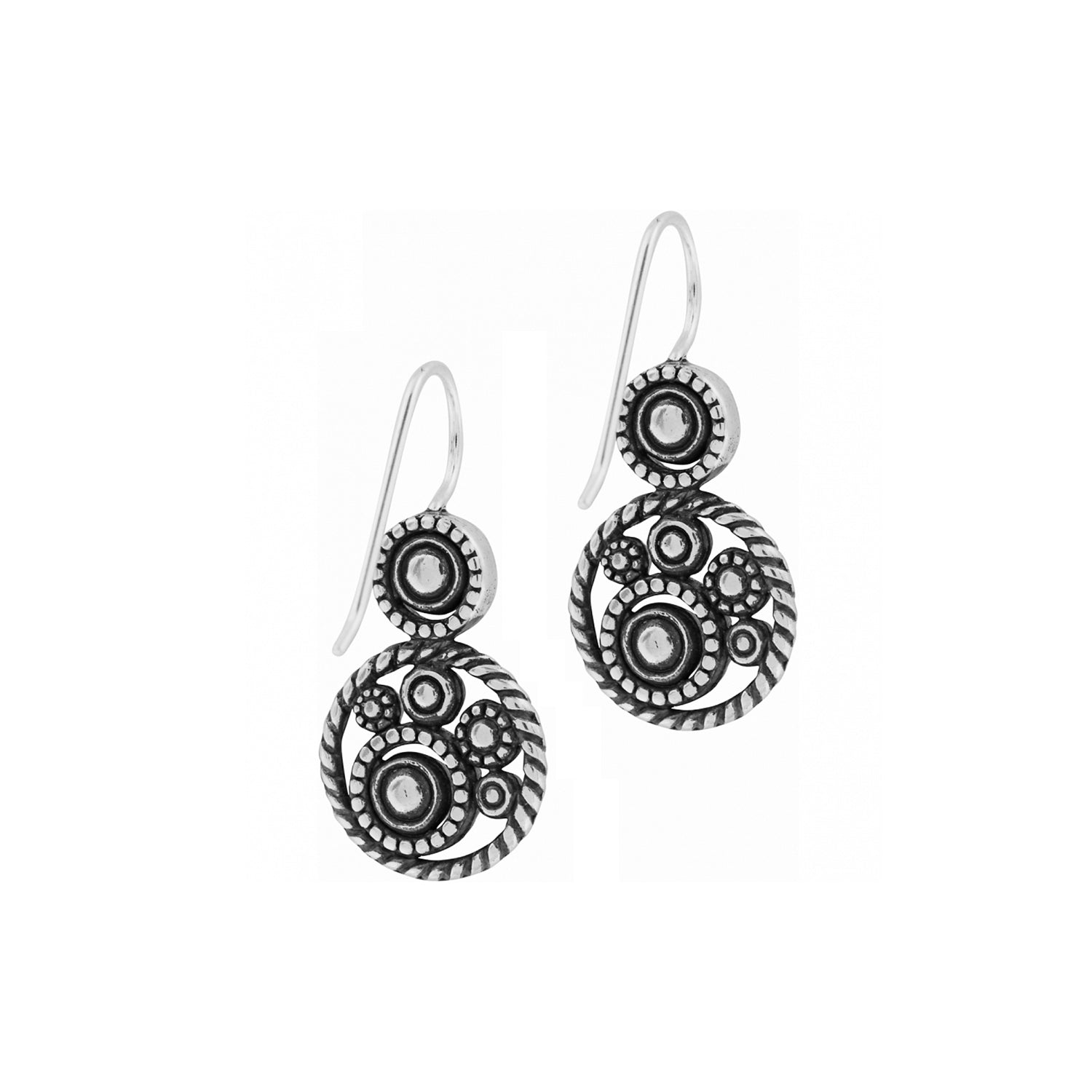 Halo French Wire Earrings