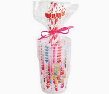 He Sees You When You're Drinking Holiday Party Cup Set Mudpie