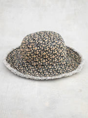 Black Floral Bucket Hat