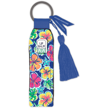 Tropical Flower Key Chain