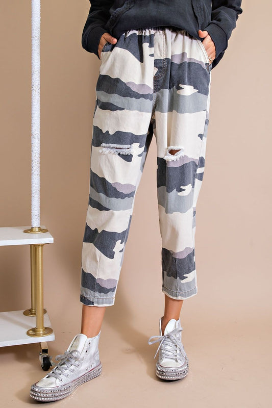 Camo Printed Lounge Pants